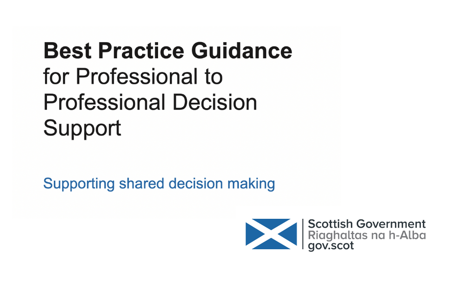 Best Practice Guidance for Professional to Professional Decision Support - Consultant Connect
